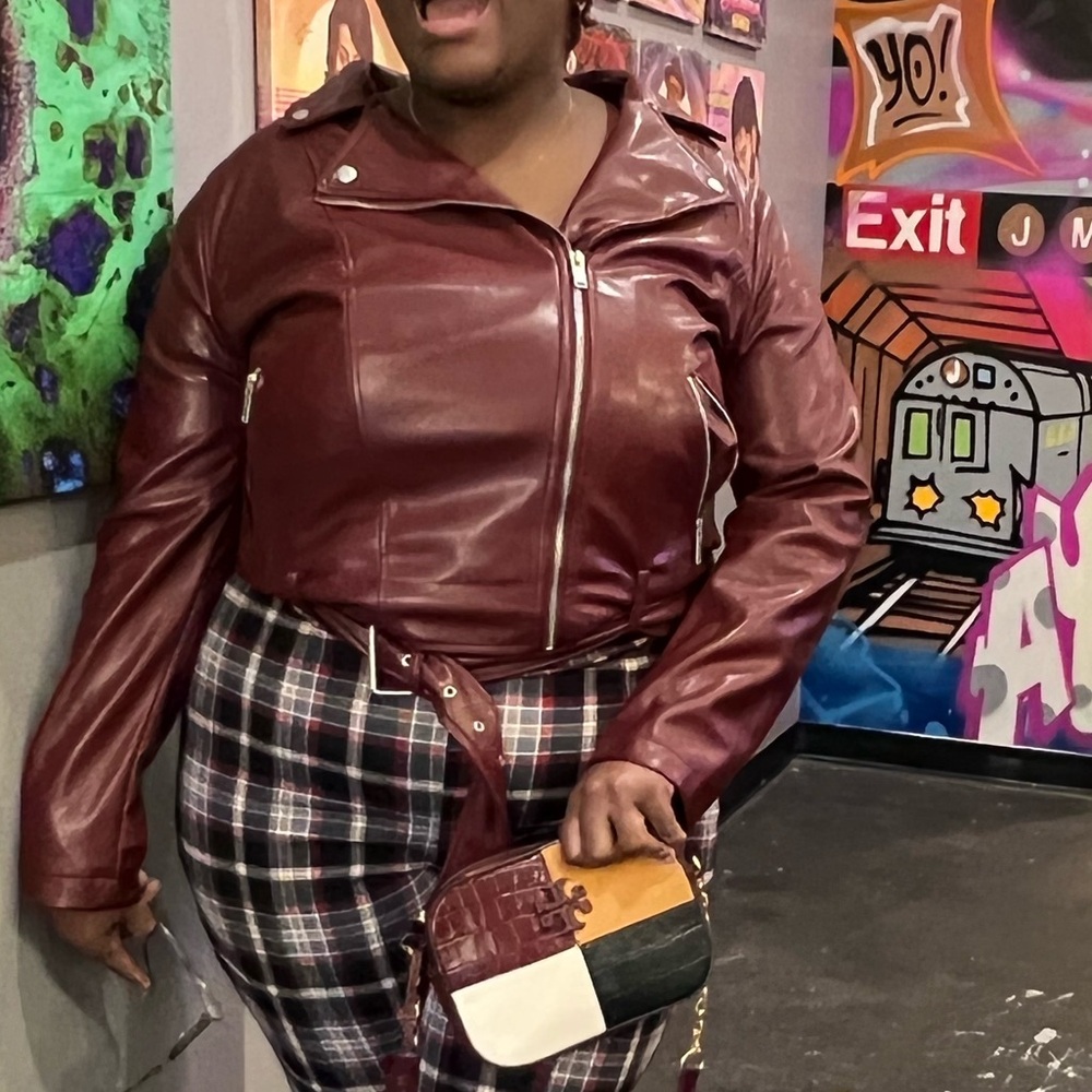 Faux Leather Jacket